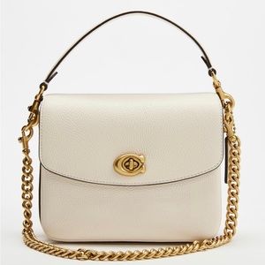 Excellent condition Coach Casey polished pebble Crossbody bag